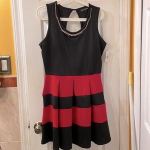 Crystal Doll Black and Red Dress (Juniors)